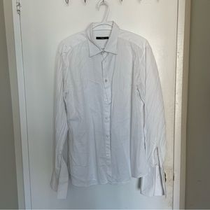 🇮🇹 Z Zegna white shirt with french cuffs